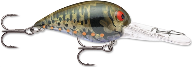 Picture of Storm Original Deep Wiggle Wart 05, Floating-Diving, 2", 7/16 Oz, #4 Trebles, Phantom Green Purple Craw