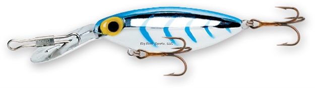 Picture of Storm Original Hot 'N Tot Crankbait, 2 1/2", 3/8 Oz, Metallic Silver/Blue Herringbone, Floating