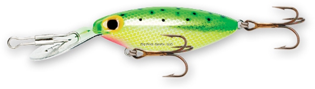 Picture of Storm Original Hot 'N Tot Crankbait, 2", 3/16 Oz, Met Hot Green Specks, Floating