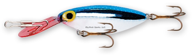 Picture of Storm Original Hot 'N Tot Crankbait, 2", 3/16 Oz, Metallic Blue Scale/Red Lip, Floating