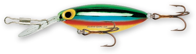 Picture of Storm Original Hot 'N Tot Crankbait, 2", 3/16 Oz, Metallic Rainbow, Floating
