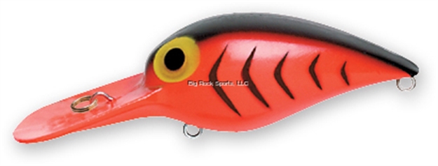 Picture of Storm Original Wiggle Wart Crankbait, 2", 3/8 Oz, Fluorescent Red/Black Herringbone, Floating