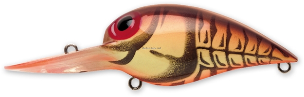 Picture of Storm Original Wiggle Wart Crankbait, 2", 3/8 Oz, Naturistic Brown Crayfish, Floating
