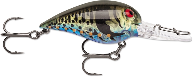 Picture of Storm Original Wiggle Wart Crankbait, 2", 3/8 Oz, Phantom Green Blue Craw, Floating