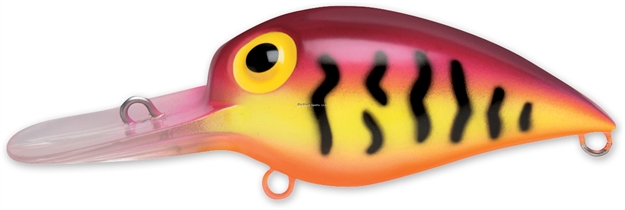 Picture of Storm Original Wiggle Wart Crankbait, 2", 3/8 Oz, Purple Tiger, Floating