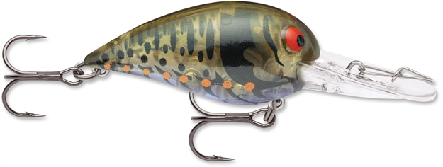 Picture of Storm Original Wiggle Wart Crankbait Phantom Green Purple Craw  2" 3/8  Oz.