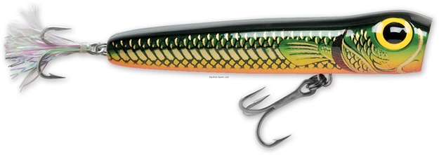 Picture of Storm Rattlin' Saltwater Chug Bug Topwater Popper, 4 3/8", 15/16 Oz, Green Mullet, Floating