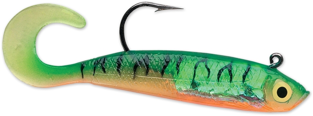Picture of Storm Wildeye Curl Tail Minnow Swimbait, 3", 1/8 Oz, Firetiger, Floating,3 PK