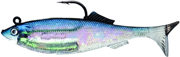 Picture of Storm Wildeye Live Herring Swimbait, 5", 1 Oz, Blue Back, Floating,4 PK