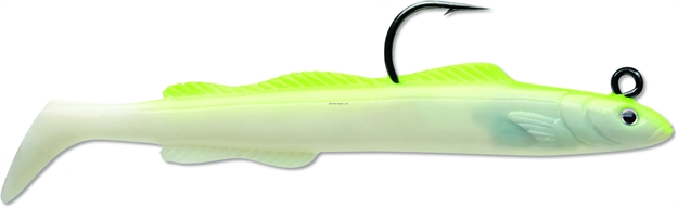 Picture of Storm Wildeye Live Sand Eel Swimbait, 6", 7/8 Oz, Chartreuse Glow, Floating,3 PK