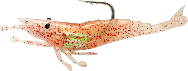 Picture of Storm Wildeye Live Shrimp Swimbait, 3", 1/4 Oz, Amber Gold Red, Floating,3 PK