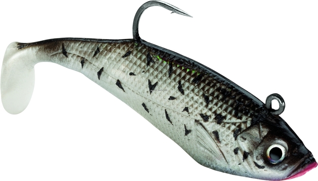 Picture of Storm Wildeye Swim Shad, 2", 1/8 Oz, Black Crappie, Floating,3 PK
