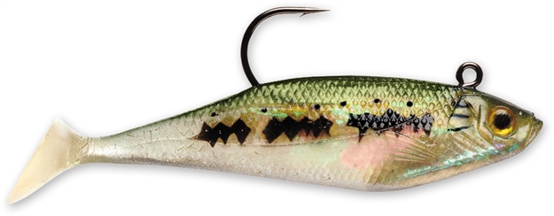 Picture of Storm Wildeye Swim Shad, 3", 1/4 Oz, Baby Bass, Floating,3 PK
