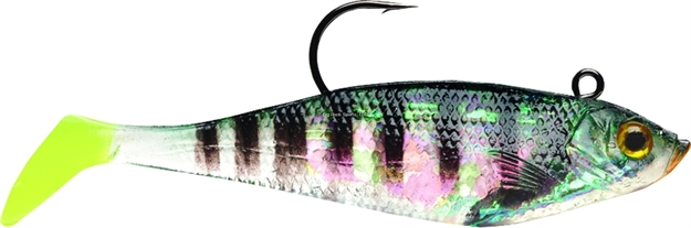 Picture of Storm Wildeye Swim Shad, 4", 7/16 Oz, Bluegill, Floating,3 PK