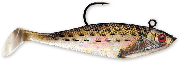Picture of Storm Wildeye Swim Shad, 4", 7/16 Oz, Bunker, Floating,3 PK