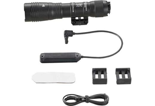 Picture of  Streamlight 89009 Protac 2.0  Black Anodized Aluminum, Rifle 250/2000 Lumens White Led, Bulb 266 Meters Beam, Picatinny Rail Mount