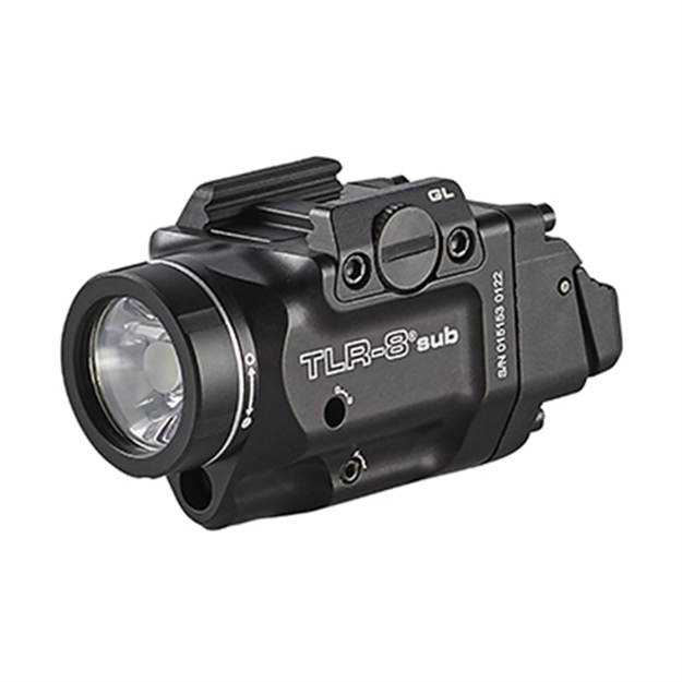 Picture of  Streamlight 69419 Tlr-8 Sub Gun Light With Red Laser  Black Anodized 500 Lumens White Led Springfield Armory Hellcat