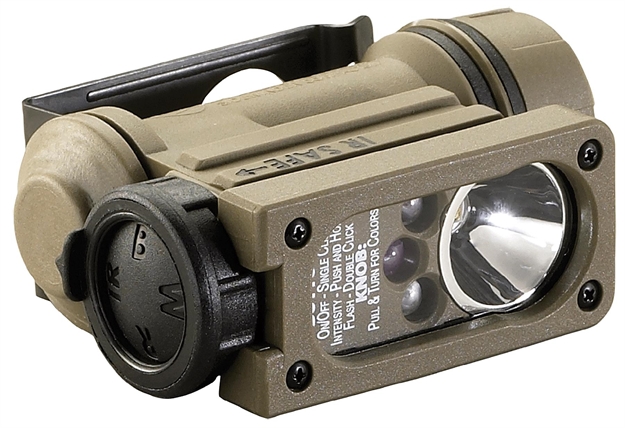 Picture of  Streamlight 14514 Sidewinder Compact II  Coyote 1.5/1.8/4.5/55 Lumens  White/Red/Blue/Infrared C4 Led