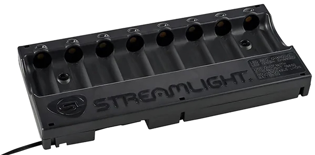Picture of  Streamlight 20231 8-Unit Bank Charger  Black Sl-59/Cr123a Battery 100V/120V/Ac 080926202313