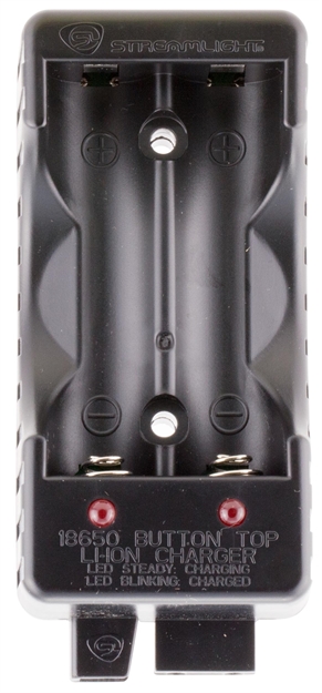 Picture of  Streamlight 22100 Battery Charger Dual Channel Black 18650 Li-Ion Rechargeable Battery