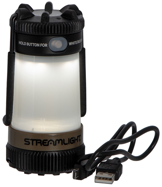Picture of  Streamlight 44956 Siege X Multi-Function Lantern 30/325, Flashlight 40/300, NV Red 1.6 Lumens Red/White Led Bulb Coyote 155 Meters Beam 080926449565