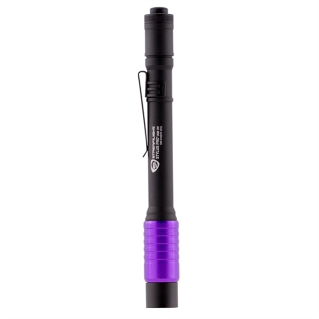 Picture of Streamlight 66148 Stylus Pro Usb UV Rechargeable Penlight 400Nm UV Led 325Mw Lithium Black/Purple