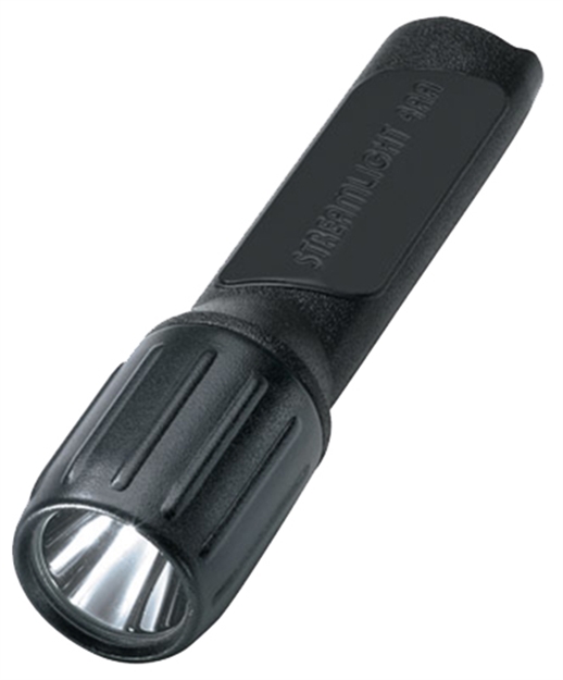 Picture of  Streamlight 68344 4 AA Propolymer Lux Division 2 Flashlight  Black 100 Lumens White Led