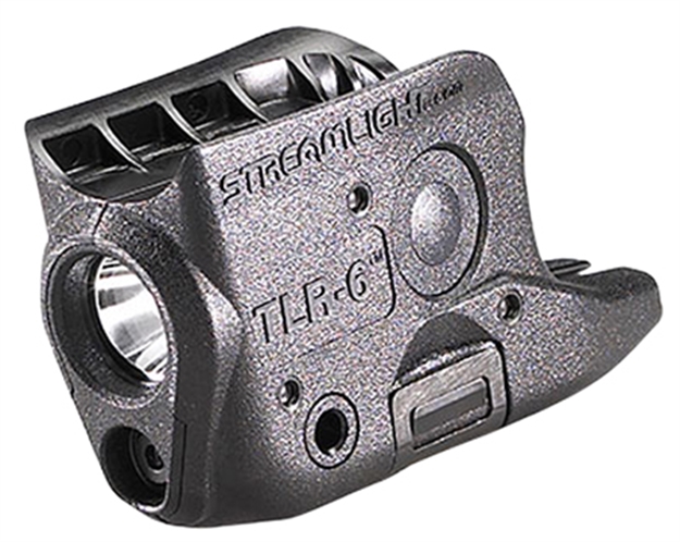 Picture of Streamlight Tlr-6 W/White Led And Red Laser; Includes (2) CR 1/3N Lithium Batteries; Weaponlight For Glock 42/43 69270