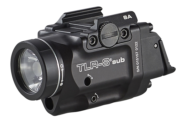 Picture of  Streamlight 69419 Tlr-8 Sub Gun Light With Red Laser  Black Anodized 500 Lumens White Led Springfield Armory Hellcat 080926694194