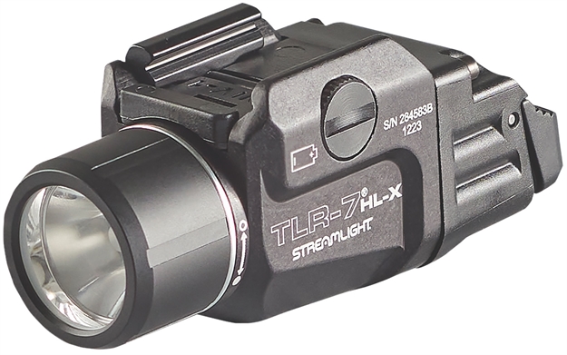 Picture of  Streamlight 69458 Tlr-7 Hl-X Usb Gun Light  Black Anodized 500/1,000 Lumens White Led 080926694583