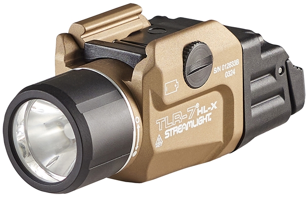 Picture of  Streamlight 69459 Tlr-7 Hl-X Usb Gun Light  Flat Dark Earth 500/1,000 Lumens White Led