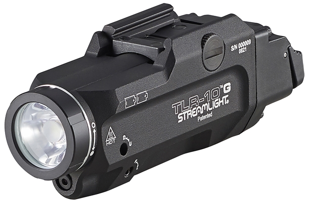 Picture of  Streamlight 69473 Tlr-10 G Gun Light With Green Laser  Black Anodized 1,000 Lumens White Led 080926694736