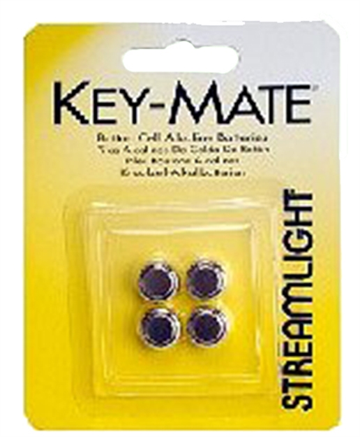 Picture of  Streamlight 72030 Key-Mate Lr44 1.5V Alkaline 150 Mah Fits Key Chain Light/Microstream/Macrostream Accessories 4 Pack 080926720305