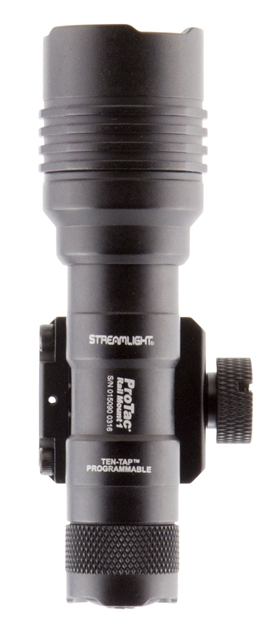 Picture of  Streamlight 88058 Protac Rail Mount 1 Black Anodized Aluminum Rifle 40/350 Lumens, White Led Bulb, 219 Meters Beam, Picatinny Rail Mount 080926880580