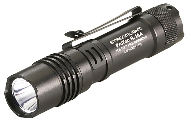 Picture of  Streamlight 88061 Protac 1L-1Aa Everyday Carry Flashlight  Black Anodized 40/150/350 Lumens White C4 Led 080926880610