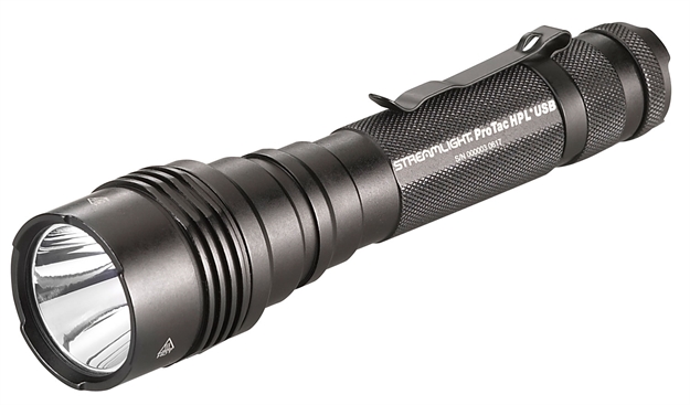 Picture of  Streamlight 88076 Protac Hpl Usb Flashlight  Black Anodized 65/400/1000 Lumens White Led