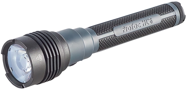 Picture of  Streamlight 88132 Protac HL 6 Flashlight  Black Anodized 450/1,500/5,300 Lumens White Led 080926881327