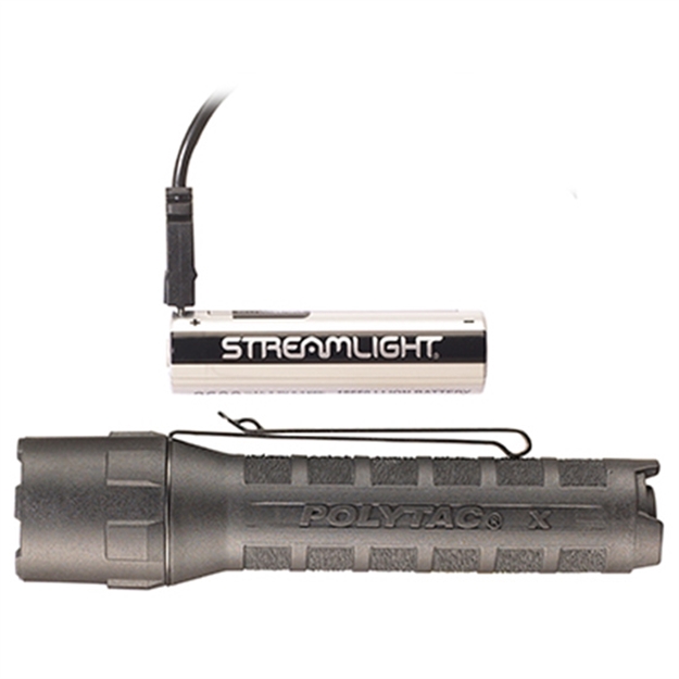 Picture of  Streamlight 88610 Polytac X Usb  Black 35/260/600 Lumens White Led