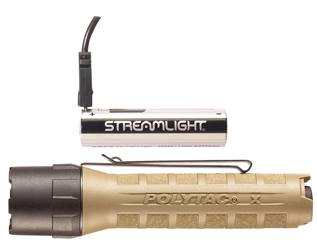 Picture of  Streamlight 88612 Polytac X Usb  Coyote 35/260/600 Lumens White Led