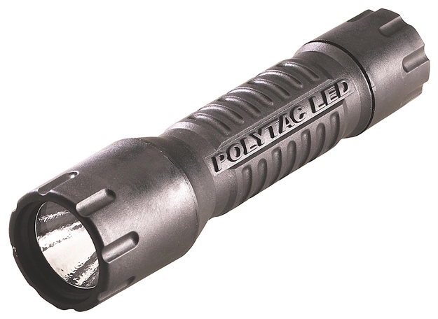 Picture of  Streamlight 88850 Polytac Flashlight  Black 35/260/600 Lumens White Led 080926888500