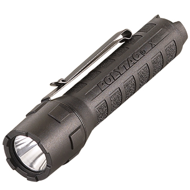 Picture of  Streamlight 88600 Polytac X Flashlight  Black 35/260/600 Lumens White Led 080926886001
