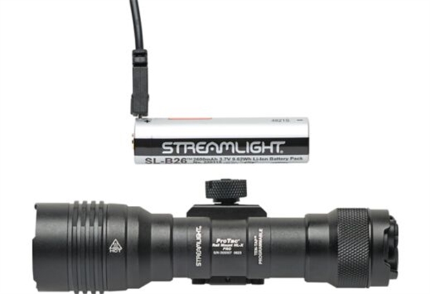 Picture of  Streamlight 88127 Protac Hl-X Rail Mount Black Anodized Aluminum, 60-1000 Lumens, Led Bulb, 447 Meters Beam