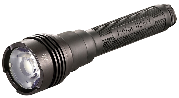 Picture of  Streamlight 88074 Protac HL 5-X Flashlight  Black Anodized 250/1000/2500/3500 Lumens White Led 080926880740