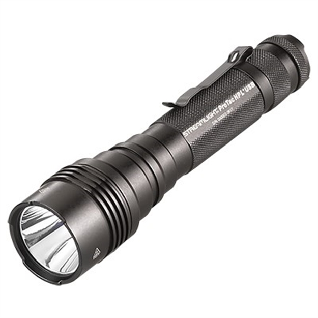 Picture of  Streamlight 88076 Protac Hpl Usb Flashlight  Black Anodized 65/400/1000 Lumens White Led 080926880764
