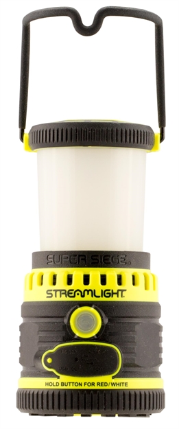 Picture of  Streamlight 44945 Super Siege  125/550/1100 Lumens Red/White C4 Led Bulb Black/Yellow 080926449459
