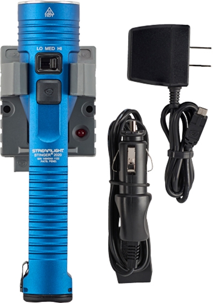 Picture of Streamlight Stinger 2020 Led W/120V Ac/12V DC Charger Blue 78131 080926781313