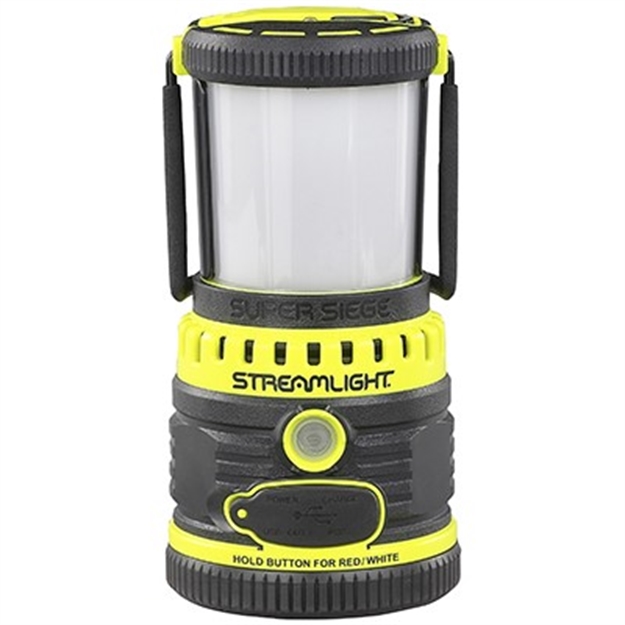 Picture of  Streamlight 44945 Super Siege  125/550/1100 Lumens Red/White C4 Led Bulb Black/Yellow
