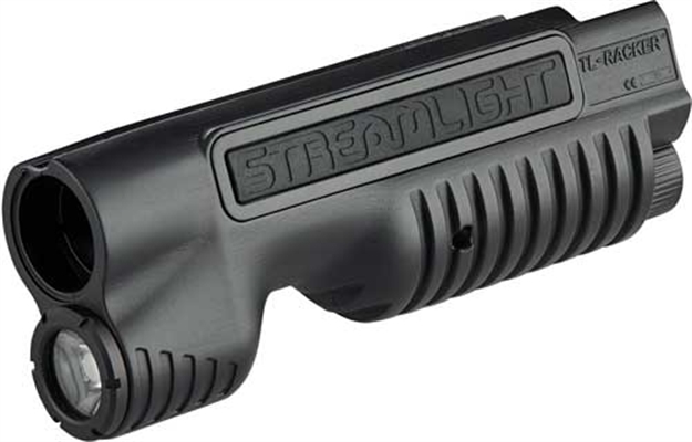 Picture of  Streamlight 69600 Tl-Racker  Matte Black Nylon, Mossberg 500/590 Shotgun, 1,000 Lumens White Led Bulb, 283 Meters Beam