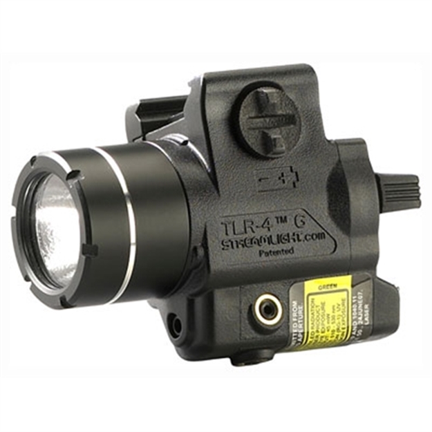 Picture of  Streamlight 69245 Tlr-4 G Gun Light  Black 160 Lumens White C4 Led/Green Laser 080926692459