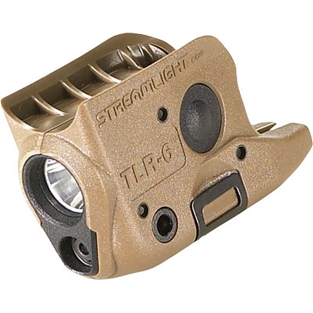 Picture of  Streamlight 69278 Tlr-6 Gun Light  Flat Dark Earth 100 Lumens White Led/Red Laser Glock 42/43/43X/48